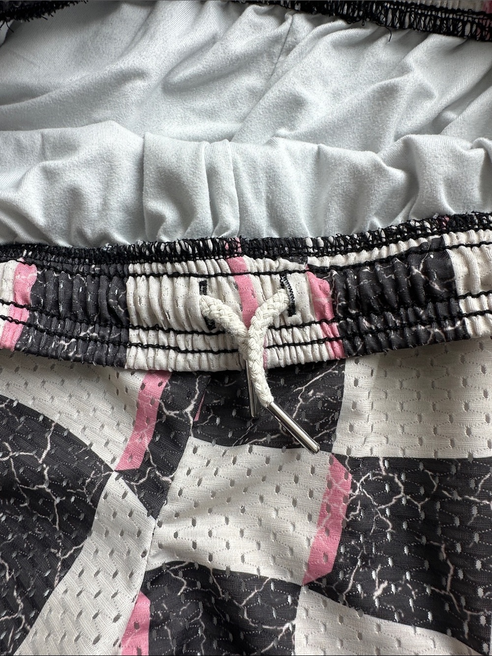 Men's Duvin Checkerboard Athletic Shorts - Picture 3 of 8